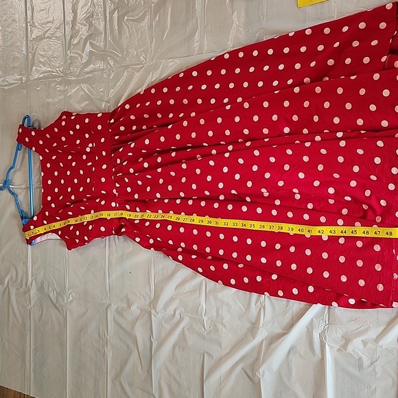 Leslie Lucks Red Polka Dot Dress - Picture 10 of 12